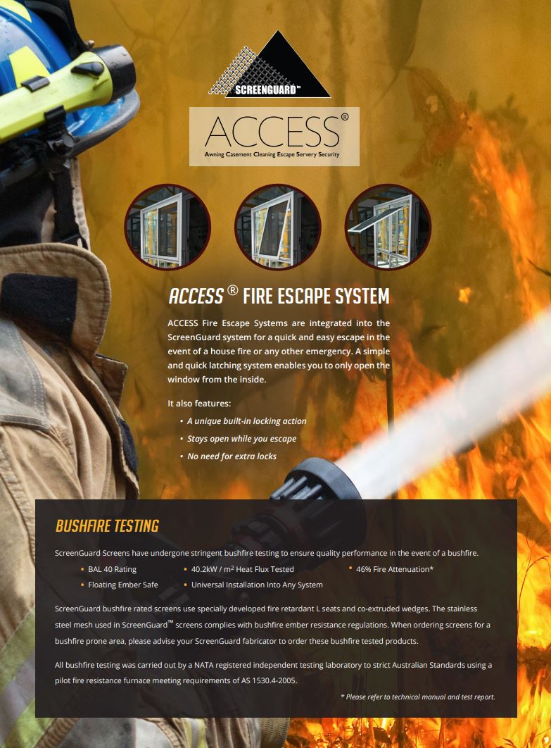 Image presents access fire system
