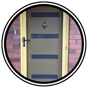 image presents Hinged Security Doors
