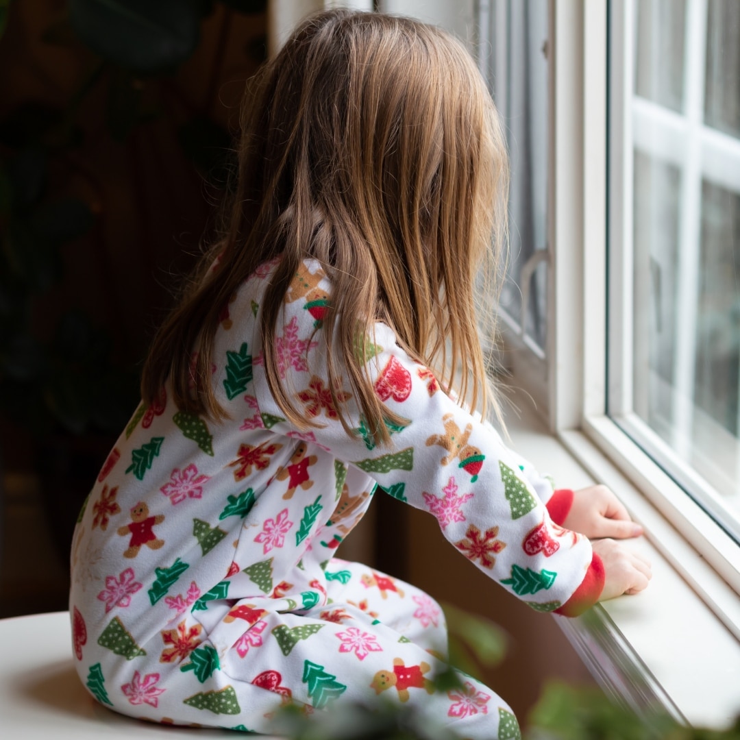 image presents child fall prevention window security